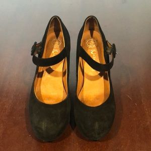Jeffrey Campbell platform Mary Janes, size 10